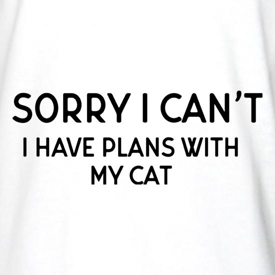 I Have Plans With My Cat t shirt