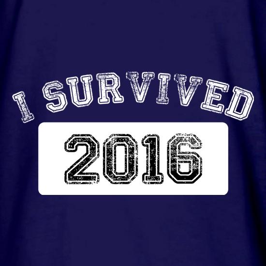 I Survived 2016 t shirt