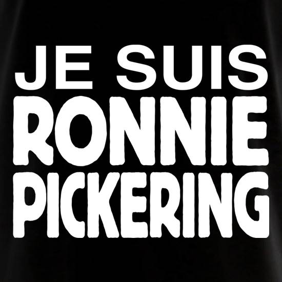 Je Suis Ronnie Pickering t shirt