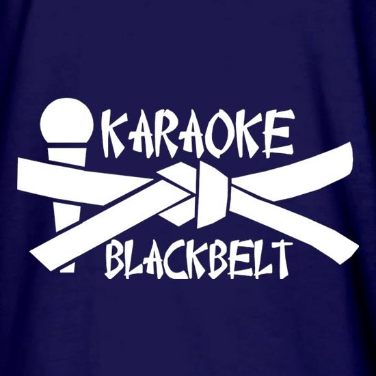 Karaoke Blackbelt t shirt