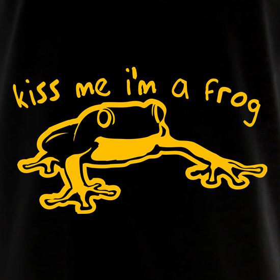 Kiss me i'm a frog t shirt