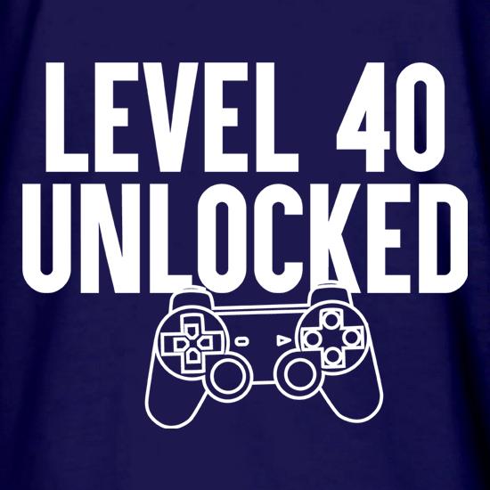 Level Forty Unlocked t shirt