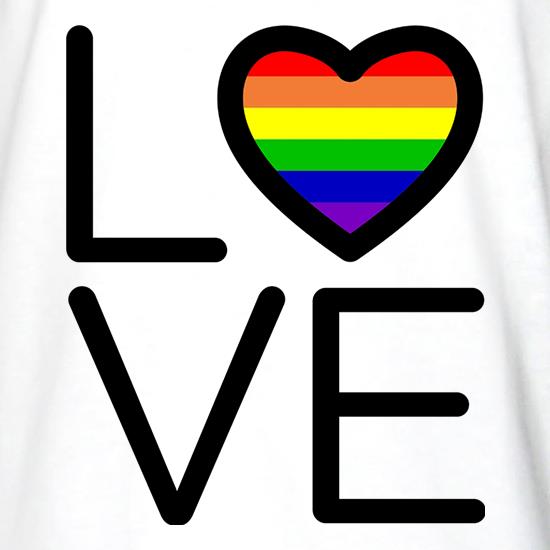 Love Pride Flag t shirt