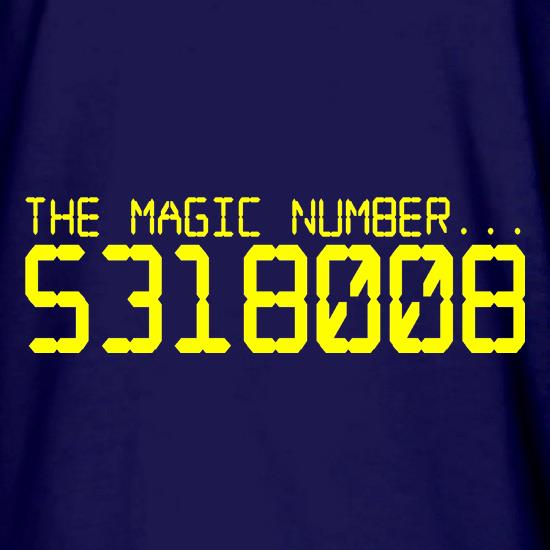 The magic number is Boobies t shirt