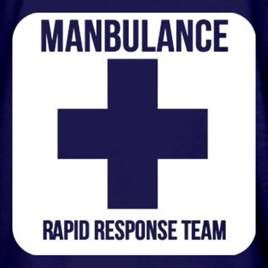 Manbulance Rapid Response Team t shirt