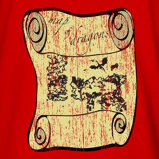 Map of Dragons t shirt