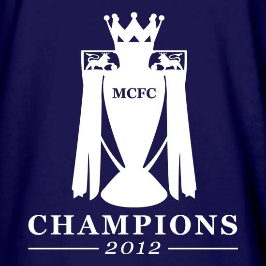 MCFC Champions 2012 t shirt