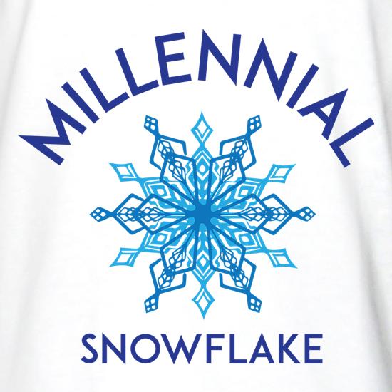 Millennial Snowflake t shirt