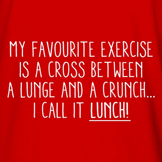 My Favourite Exercise t shirt