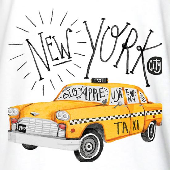 New York Taxi t shirt