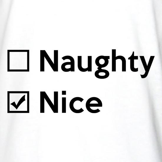 Nice Not Naughty t shirt