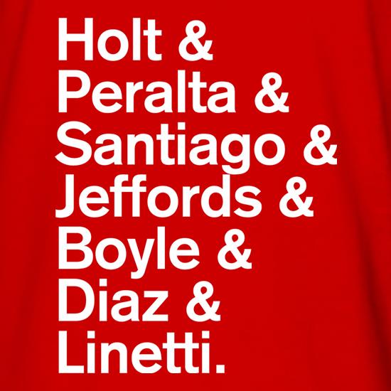 Nine-Nine Cast t shirt