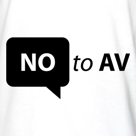 No To AV t shirt