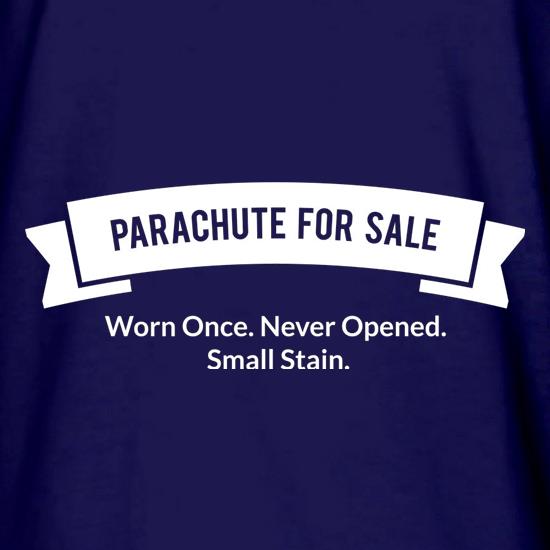 Parachute For Sale. Worn Once. Never Opened. Small Stain. t shirt