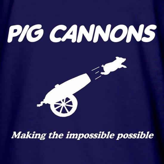 Pig Cannons Making The Impossible Possible t shirt