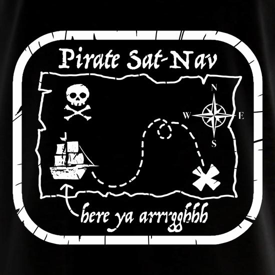 Pirate Sat Nav t shirt
