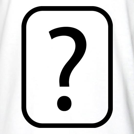 Question Mark t shirt