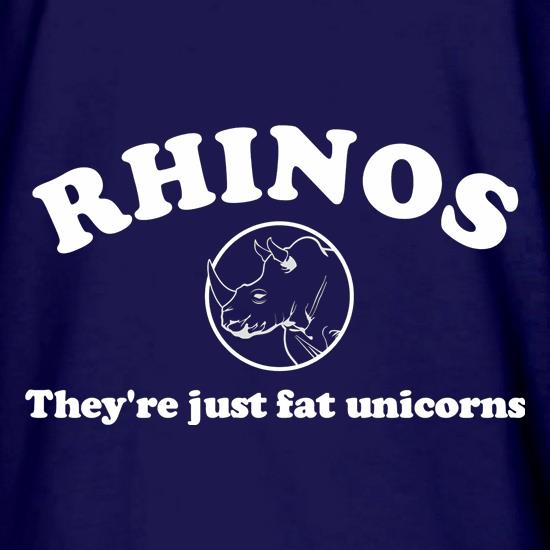 RHINOS, They're just fat unicorns t shirt