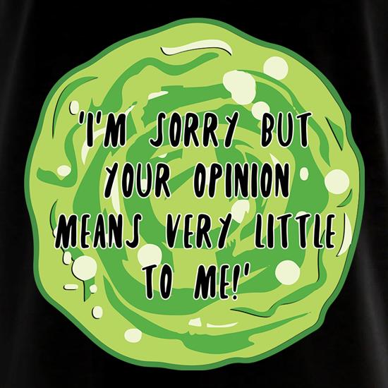 Rick & Mortys Opinions t shirt