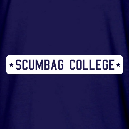 Scumbag College t shirt