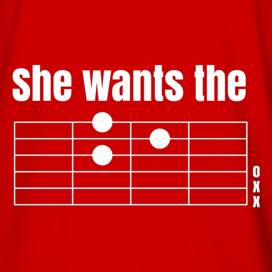 She Wants The D t shirt