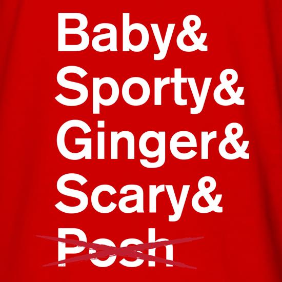 Spice Girls List t shirt