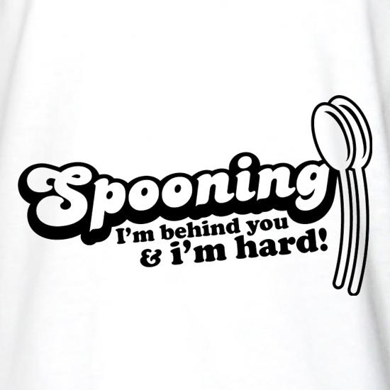 Spooning I'm behind you and I'm hard! t shirt