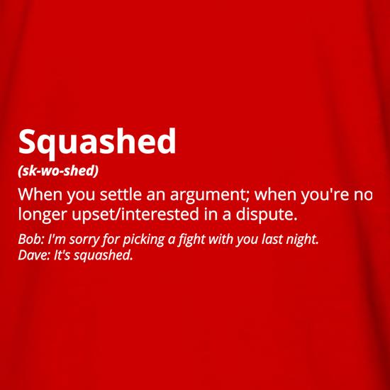Squashed Definition t shirt