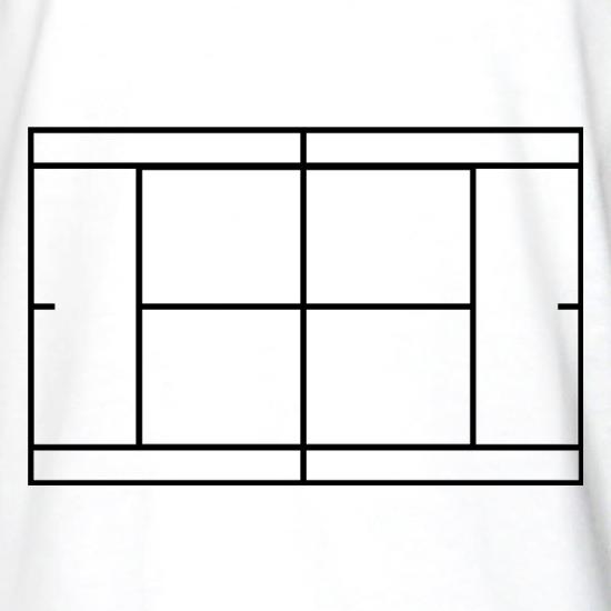Tennis Court t shirt