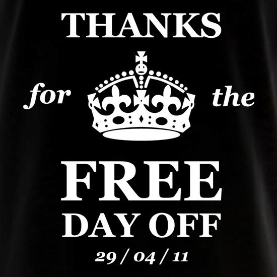Thanks For The Free Day Off t shirt