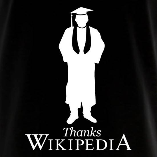 Thanks Wikipedia t shirt