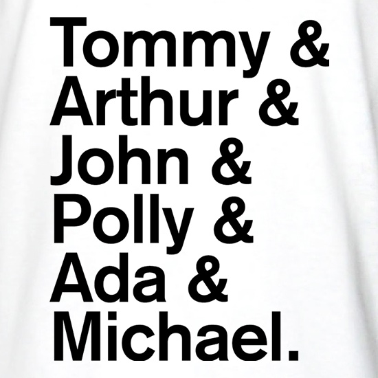 The Shelby Family t shirt