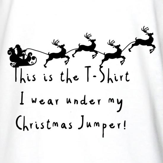 This is the T-shirt I wear under my Xmas jumper t shirt
