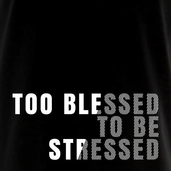 Too Blessed To Be Stressed t shirt