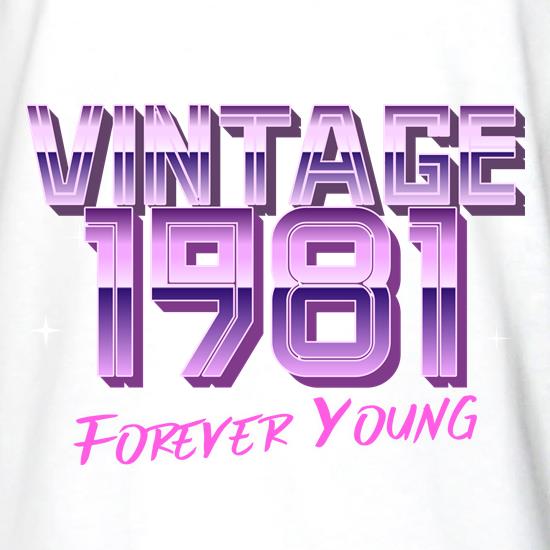 Vintage 1981 Forever Young t shirt
