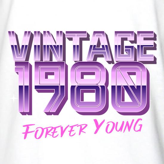 Vintage 1980 Forever Young t shirt