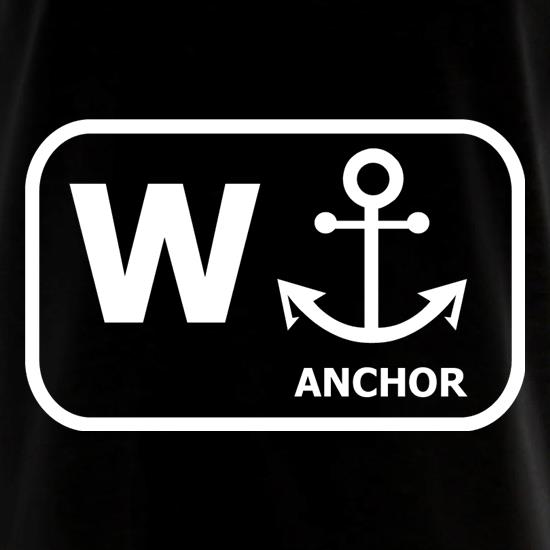 W Anchor t shirt