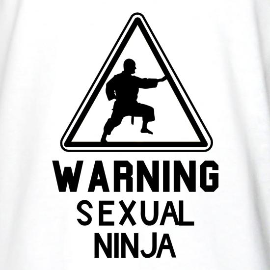 Warning Sexual Ninja t shirt