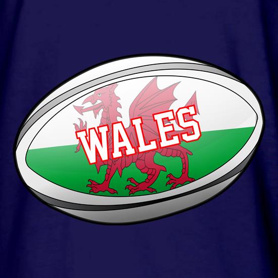 Welsh Rugby Ball Flag t shirt