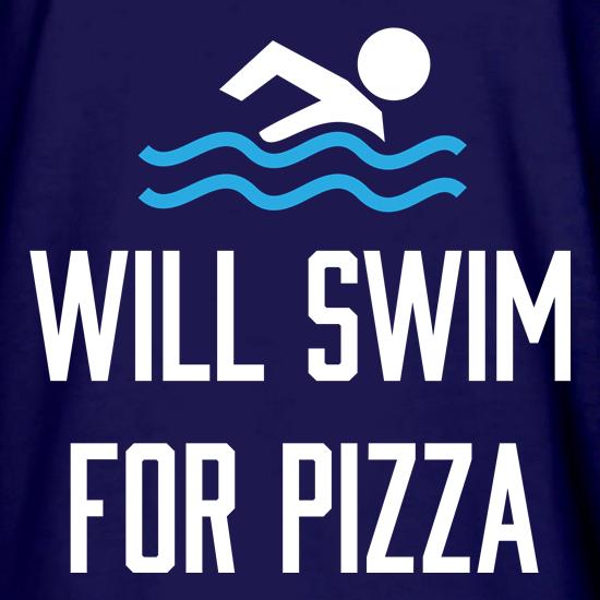 Will Swim For Pizza t shirt