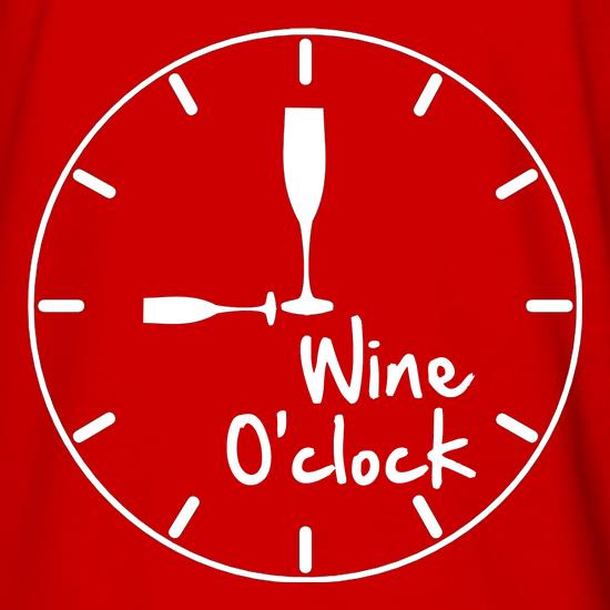 Wine O'Clock t shirt