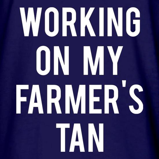 Working On My Farmer's Tan t shirt
