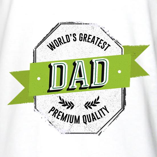World's Greatest Dad Premium Quality t shirt
