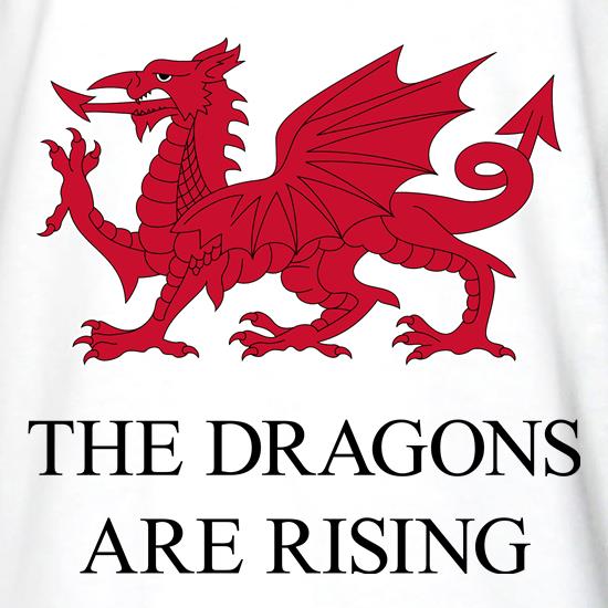 Wrexham The Dragons are Rising t shirt
