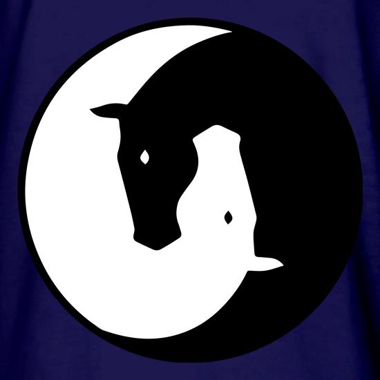 Ying Yang Horses t shirt