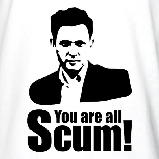 Jeremy Kyle - You Are All Scum! t shirt