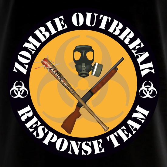 Zombie Outbreak Response Team t shirt