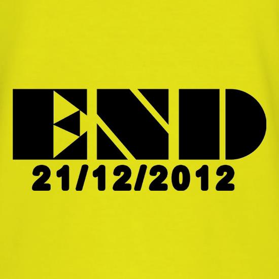 End Of The World t shirt
