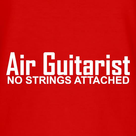 Air Guitarist - No Strings attached t shirt