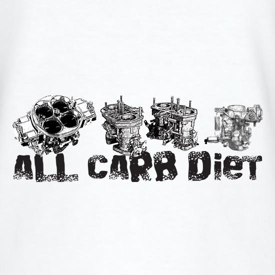 All Carb Diet t shirt